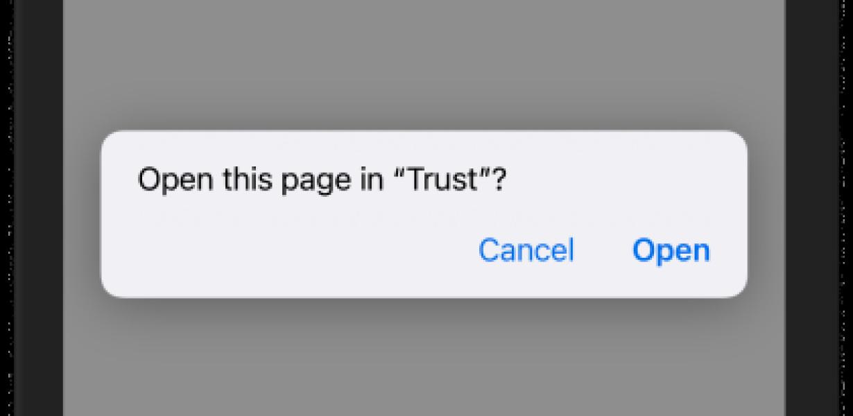 Accessing Browser in Trust Wal