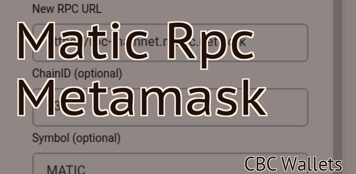 Matic Rpc Metamask