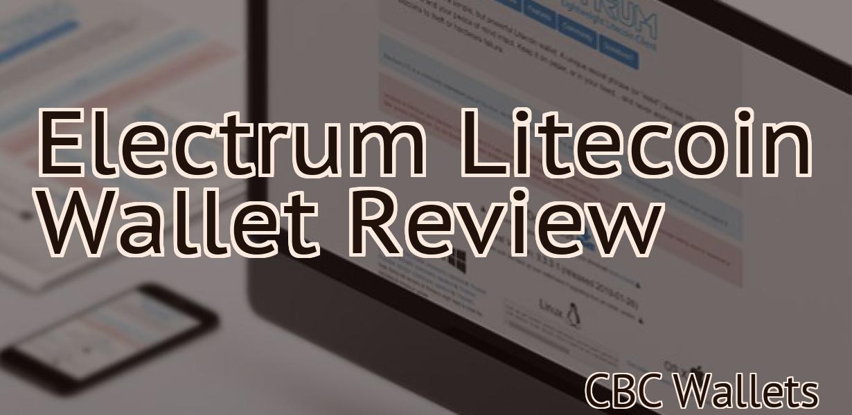 Electrum Litecoin Wallet Review