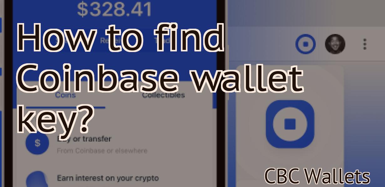 How to find Coinbase wallet key?