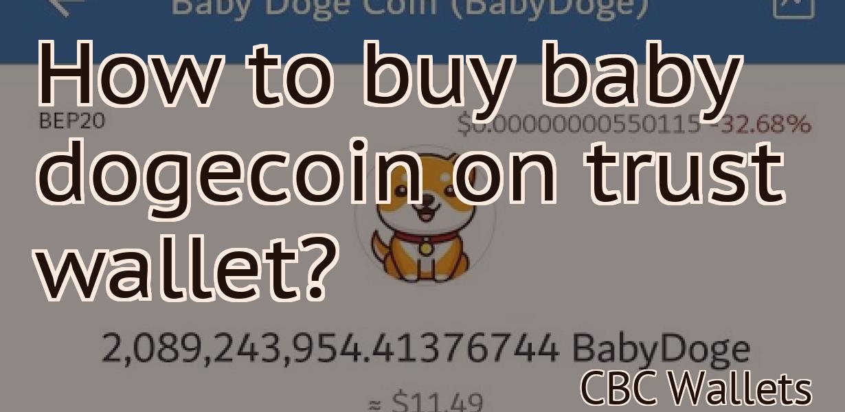 How to buy baby dogecoin on trust wallet?