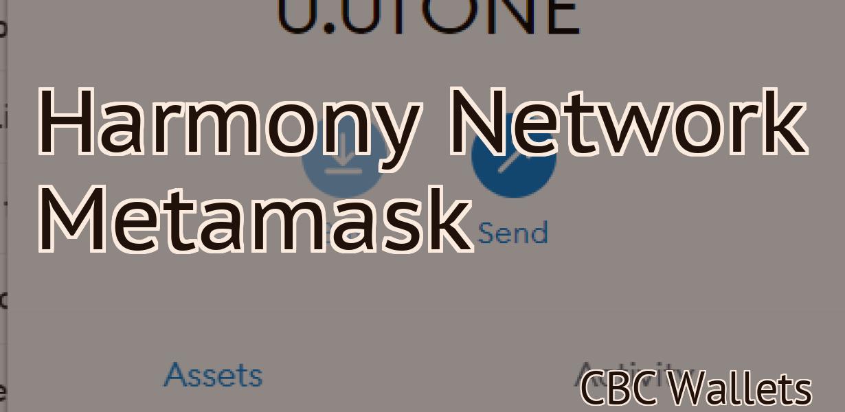 Harmony Network Metamask