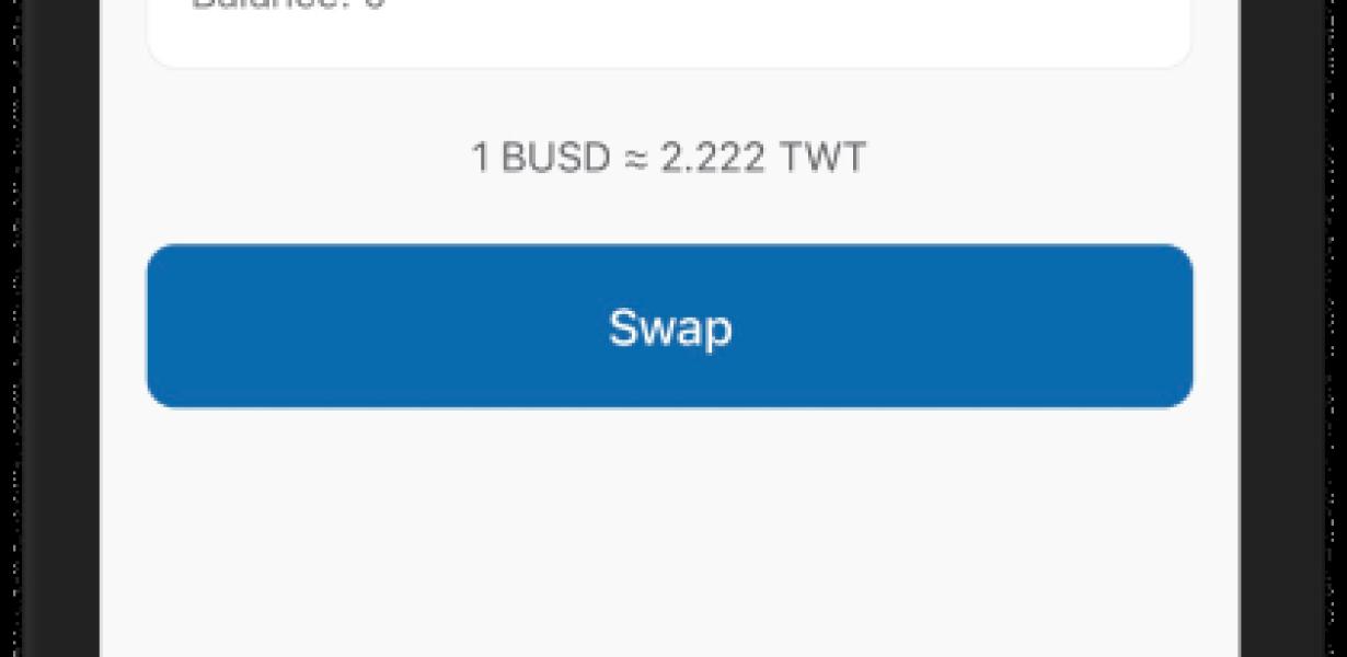 How to do a BTC to BNB swap on