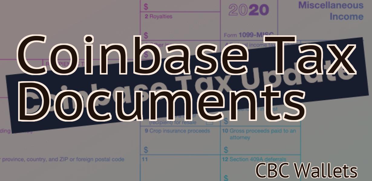 Coinbase Tax Documents
