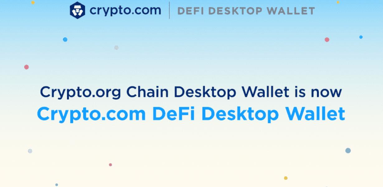 Crypto.com's DeFi Wallet is no