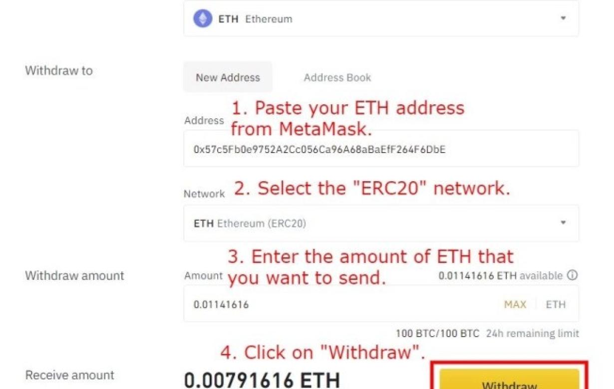 Best Way to Move ETH from Bina