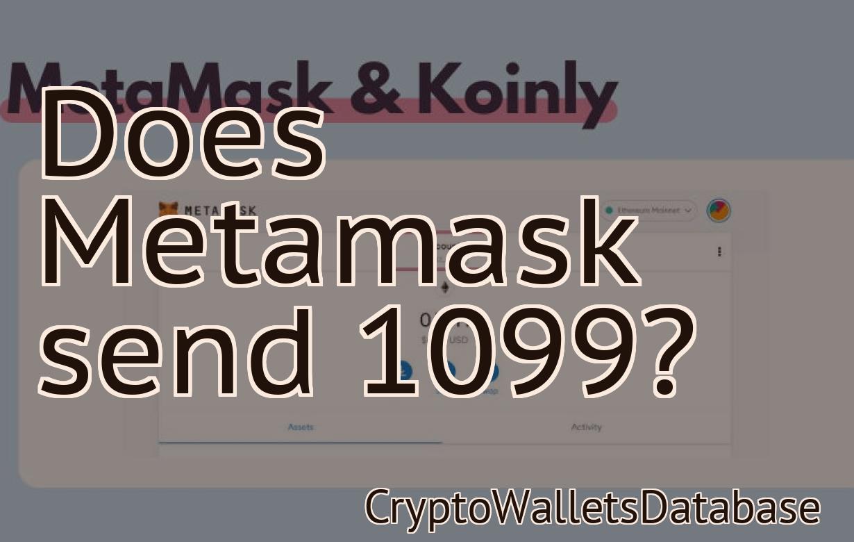Does Metamask send 1099?