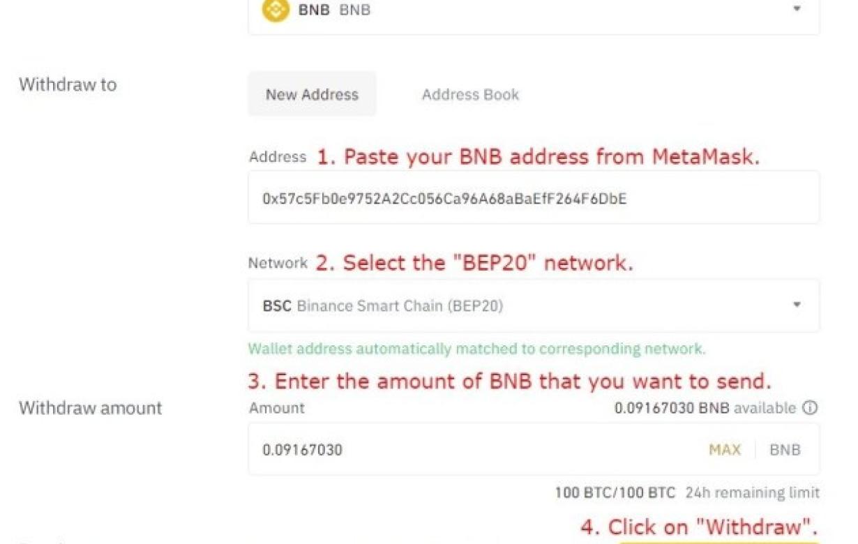 How to Transfer Binance Coin (