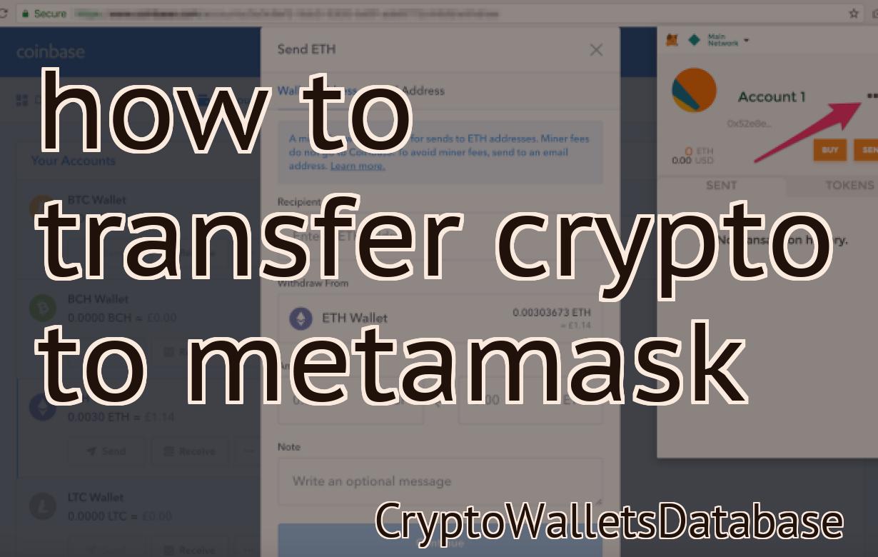 how to transfer crypto to metamask