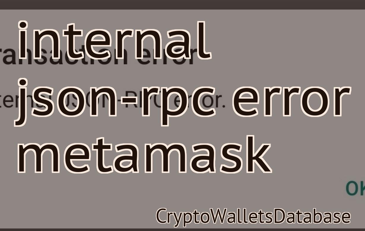 internal json-rpc error metamask