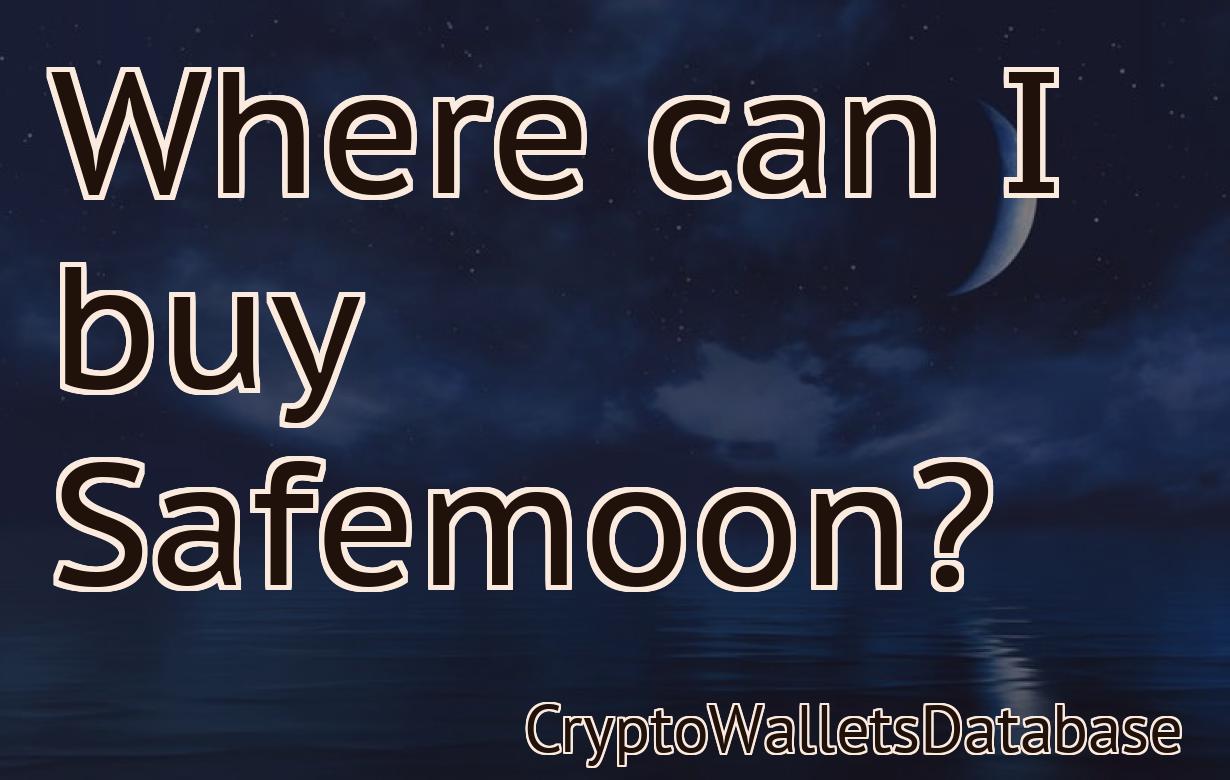 Where can I buy Safemoon?
