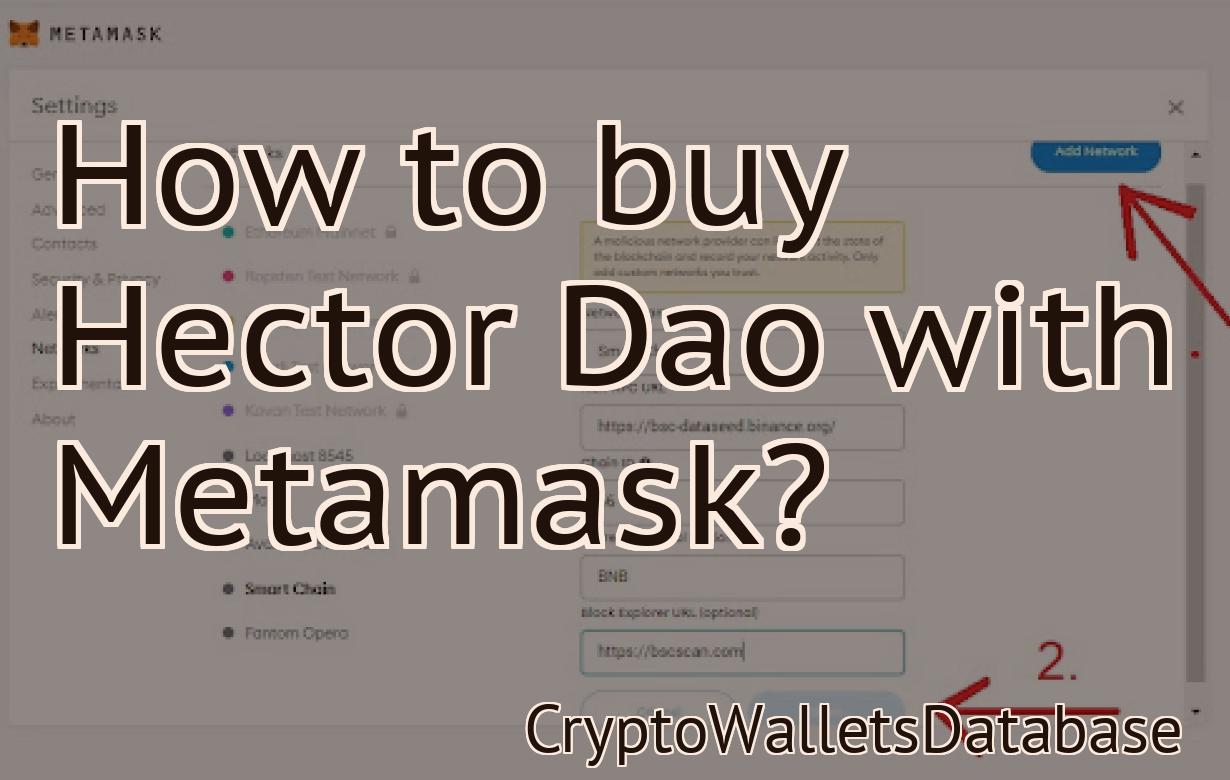How to buy Hector Dao with Metamask?