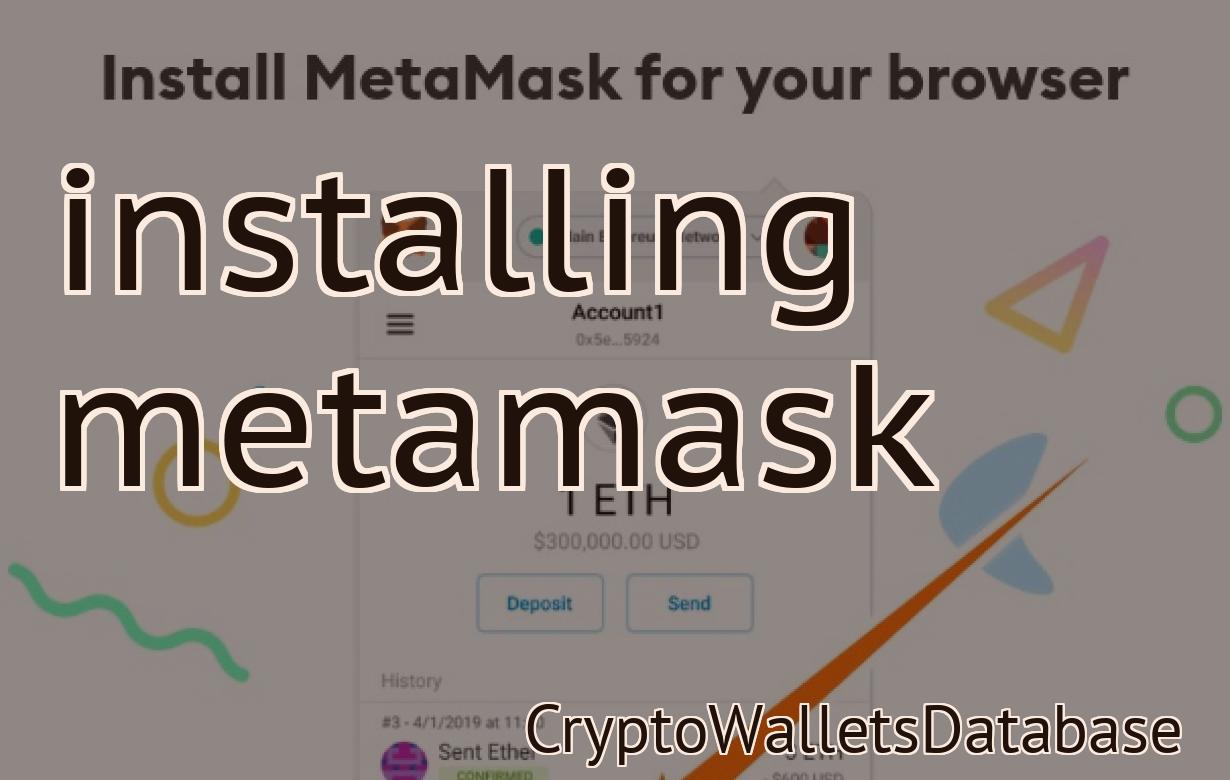 installing metamask