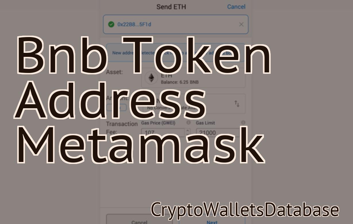 Bnb Token Address Metamask