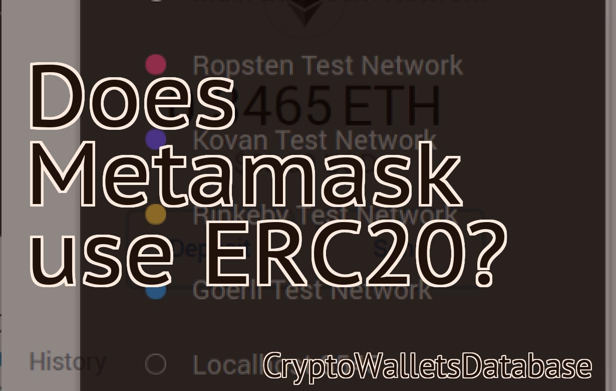 Does Metamask use ERC20?