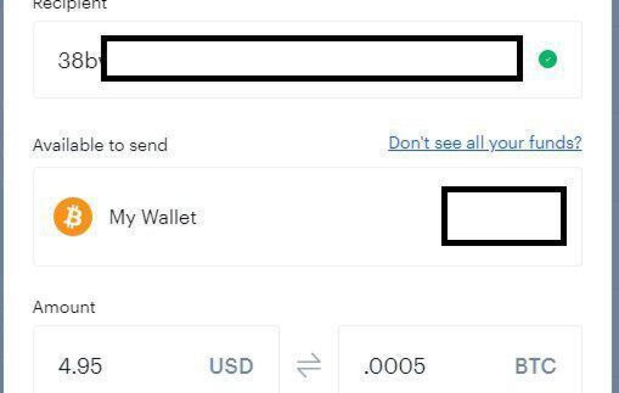 How to send bitcoin from Coinb