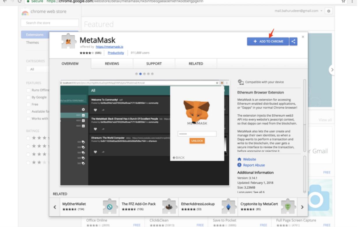 How to open Metamask in Chrome