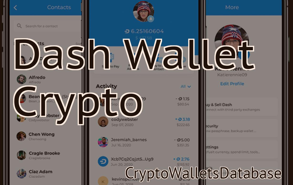 Dash Wallet Crypto