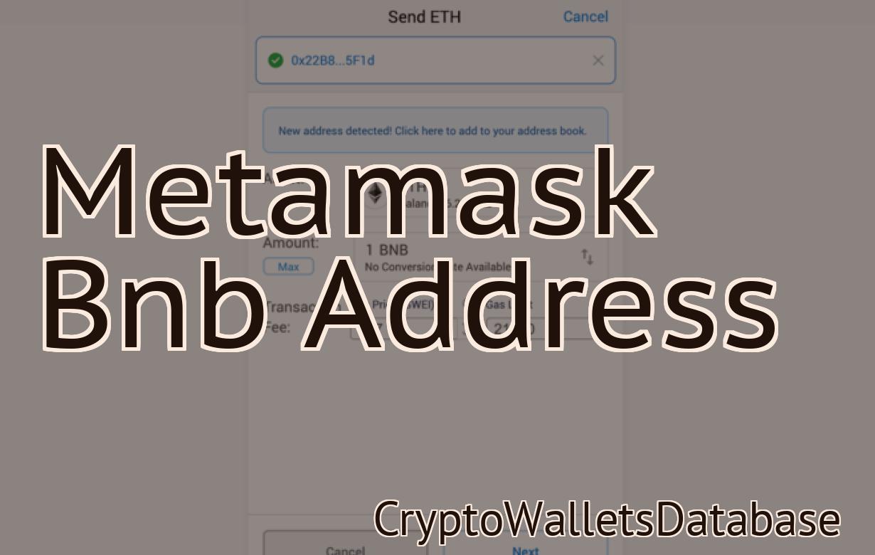 Metamask Bnb Address