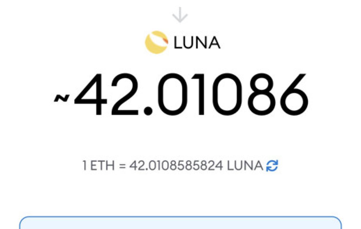 How to buy luna on metamask: T