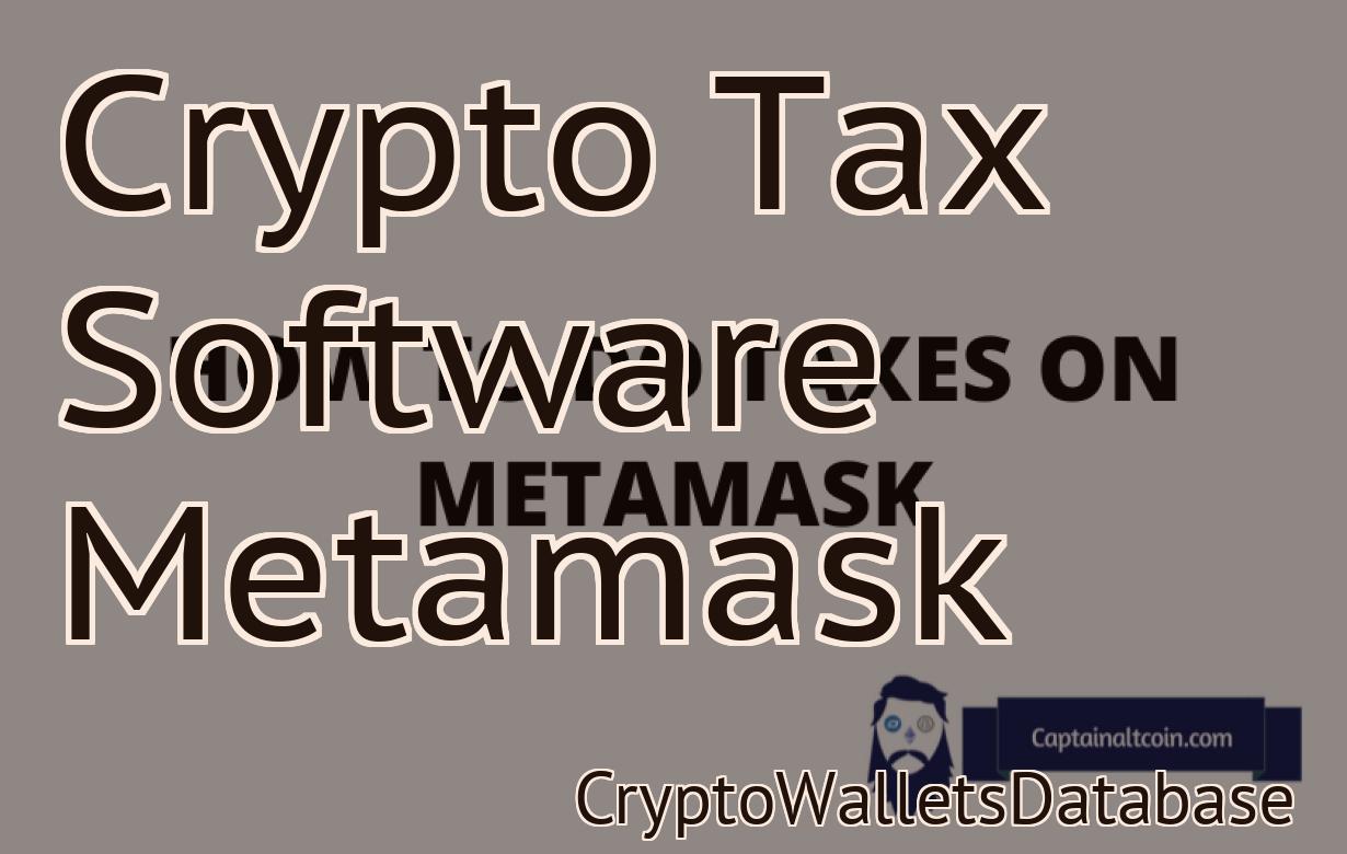 Crypto Tax Software Metamask