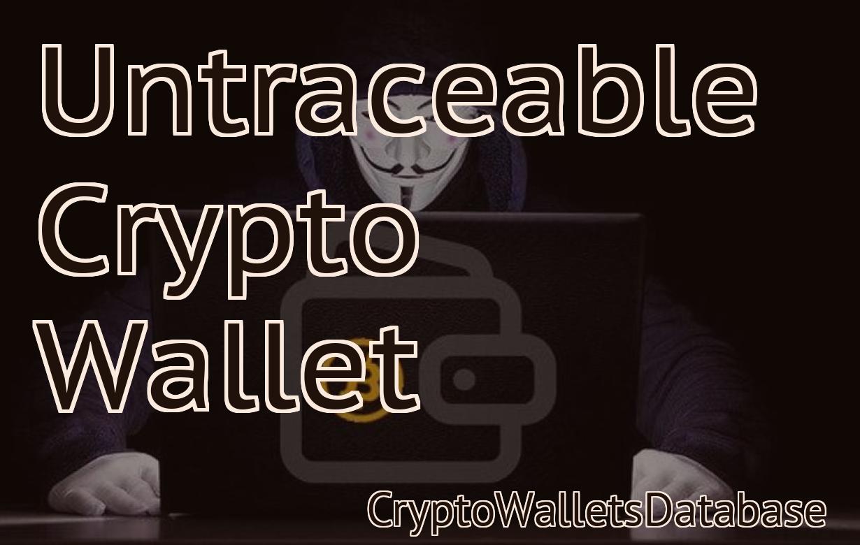 Untraceable Crypto Wallet