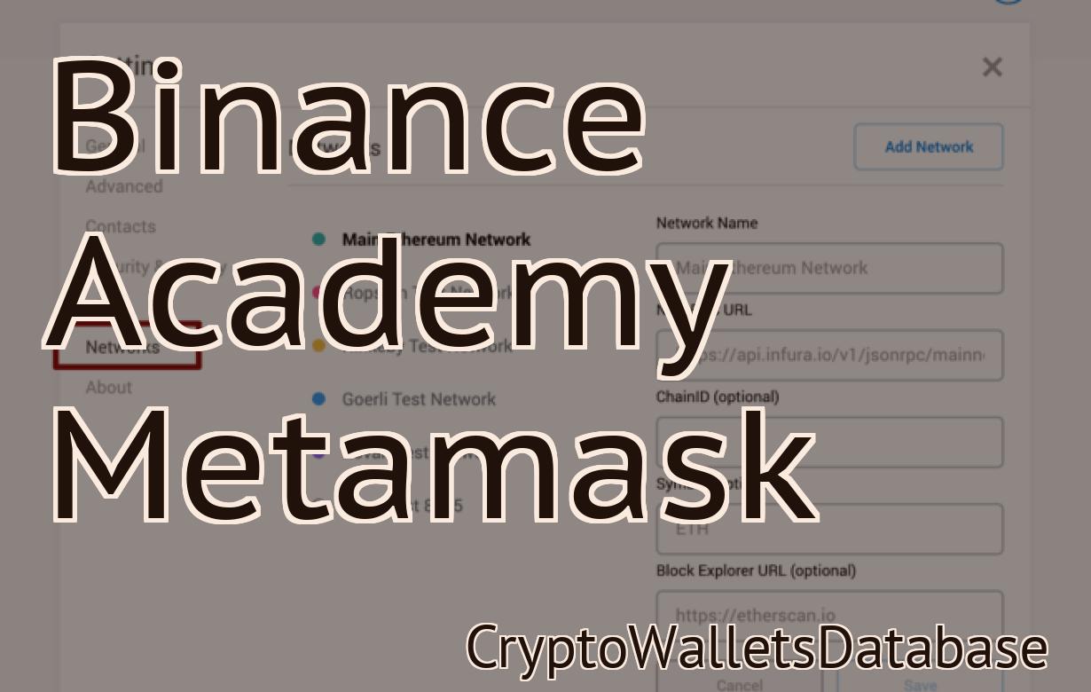 Binance Academy Metamask