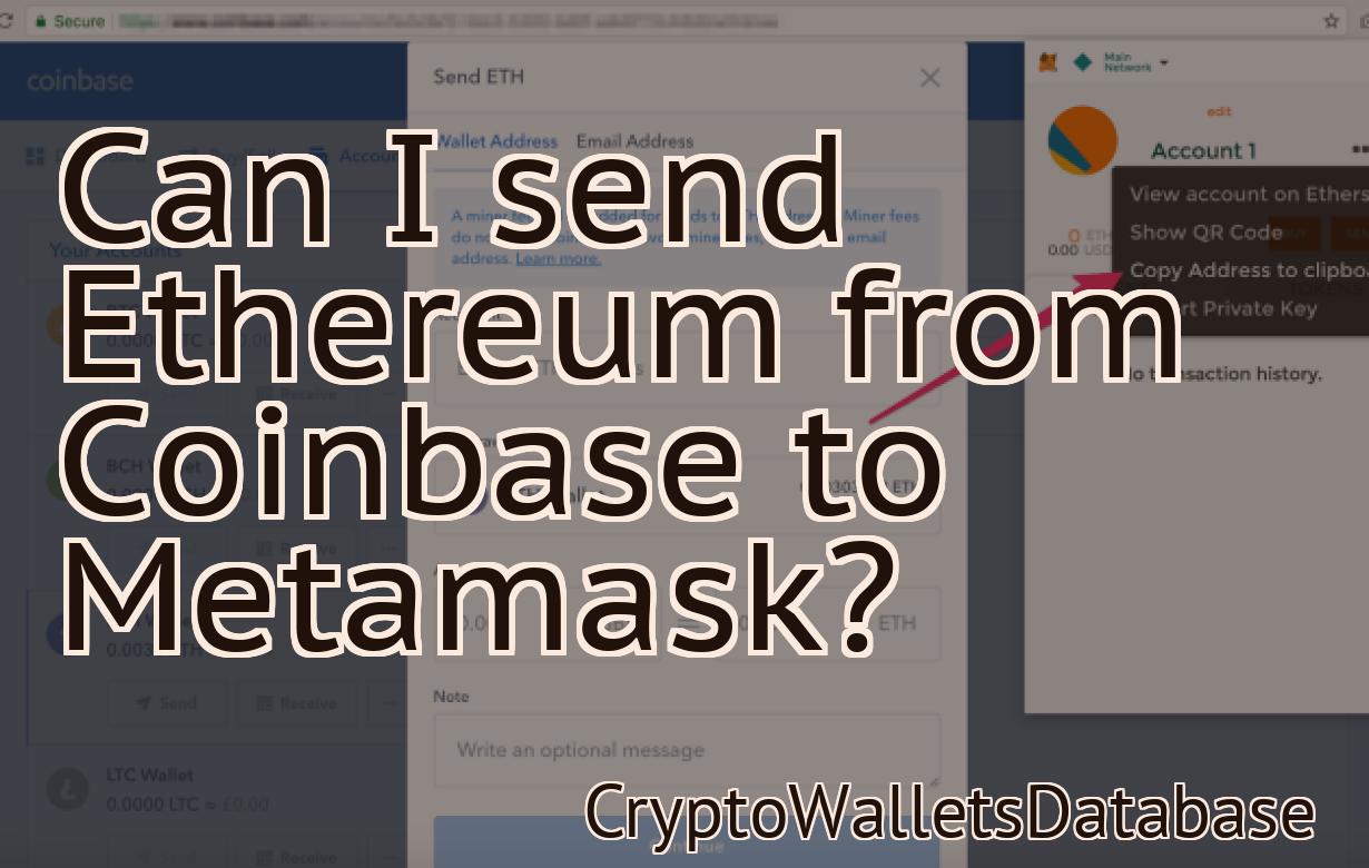 Can I send Ethereum from Coinbase to Metamask?