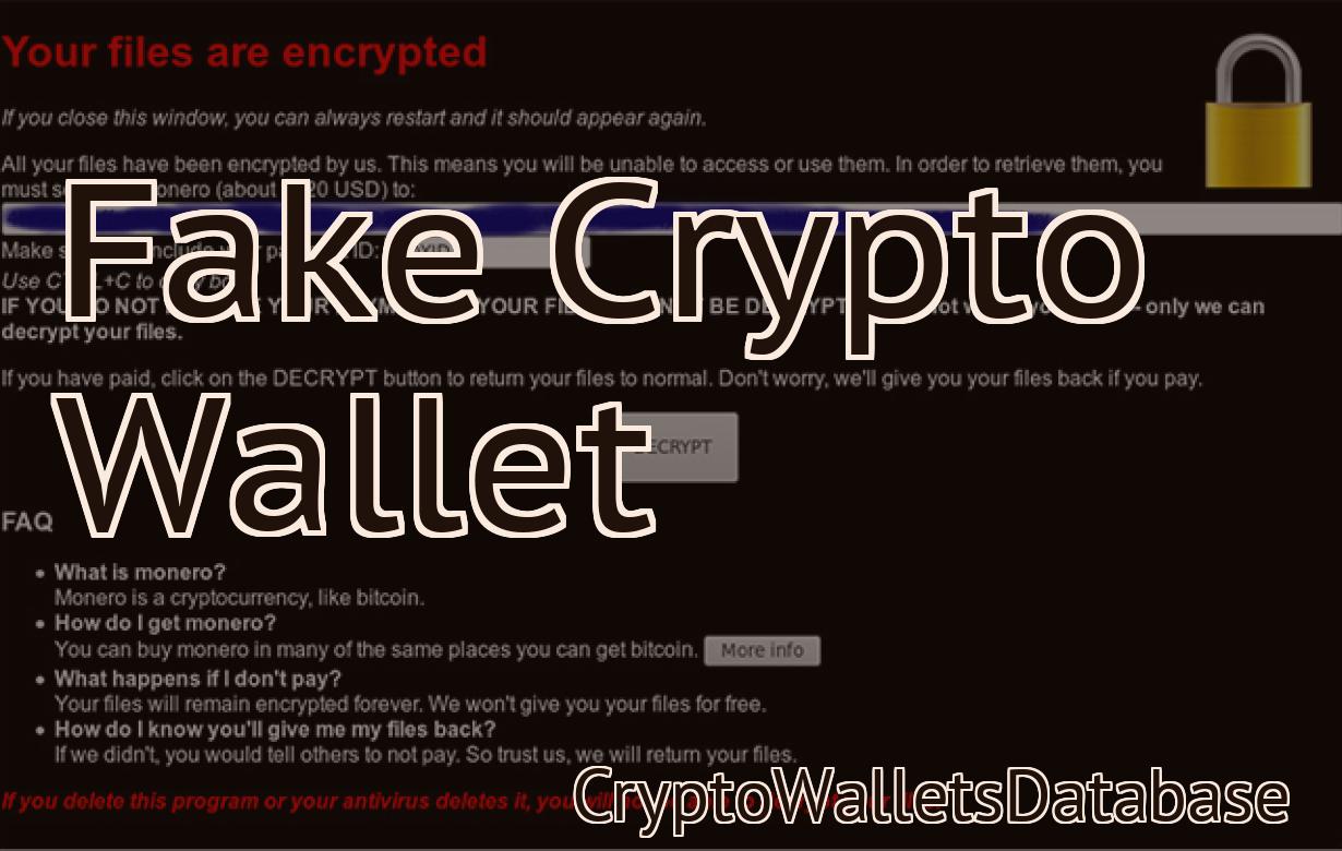 Fake Crypto Wallet