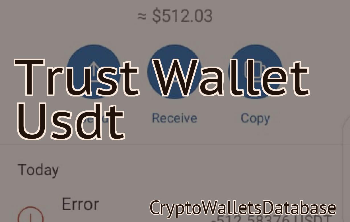 Trust Wallet Usdt