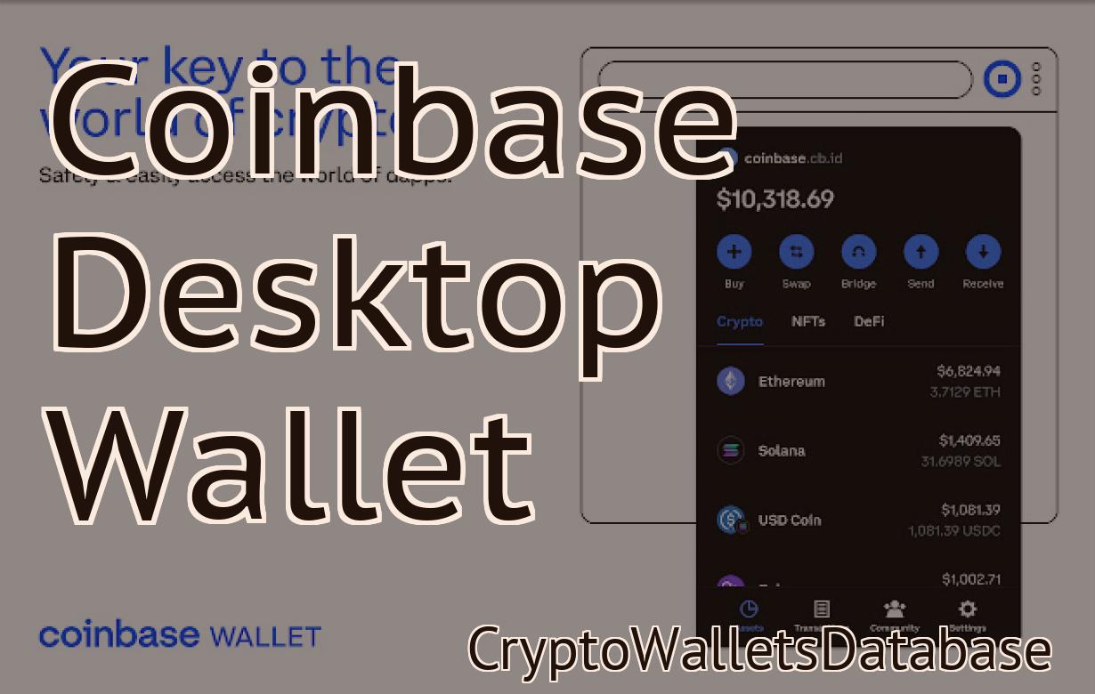 Coinbase Desktop Wallet