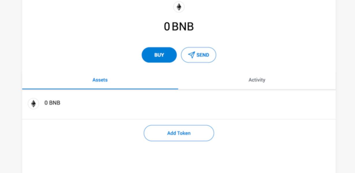 Sending BNB from Binance to Me