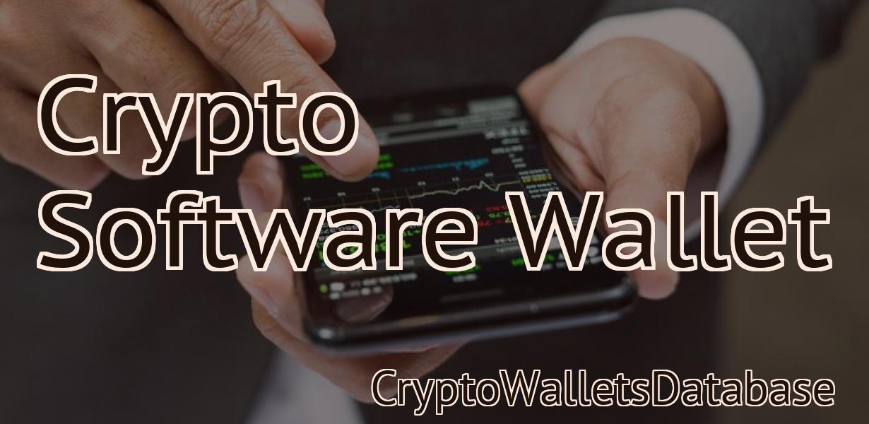 Crypto Software Wallet