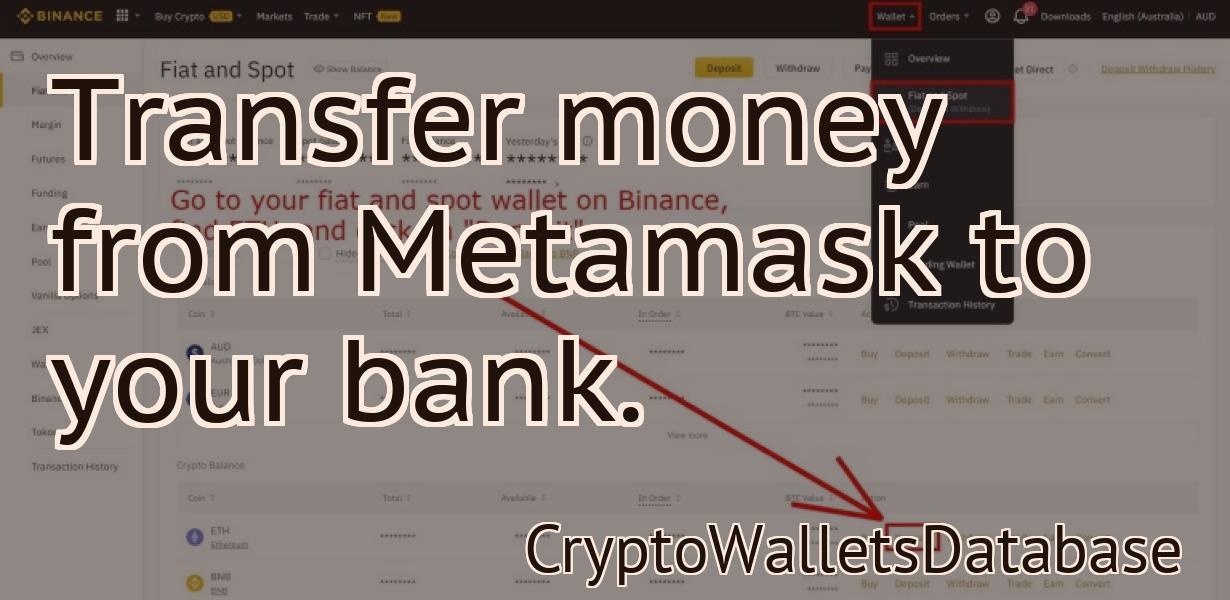 Transfer money from Metamask to your bank.