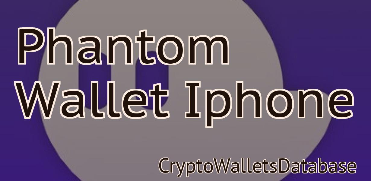 Phantom Wallet Iphone