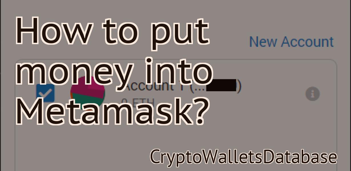How to put money into Metamask?