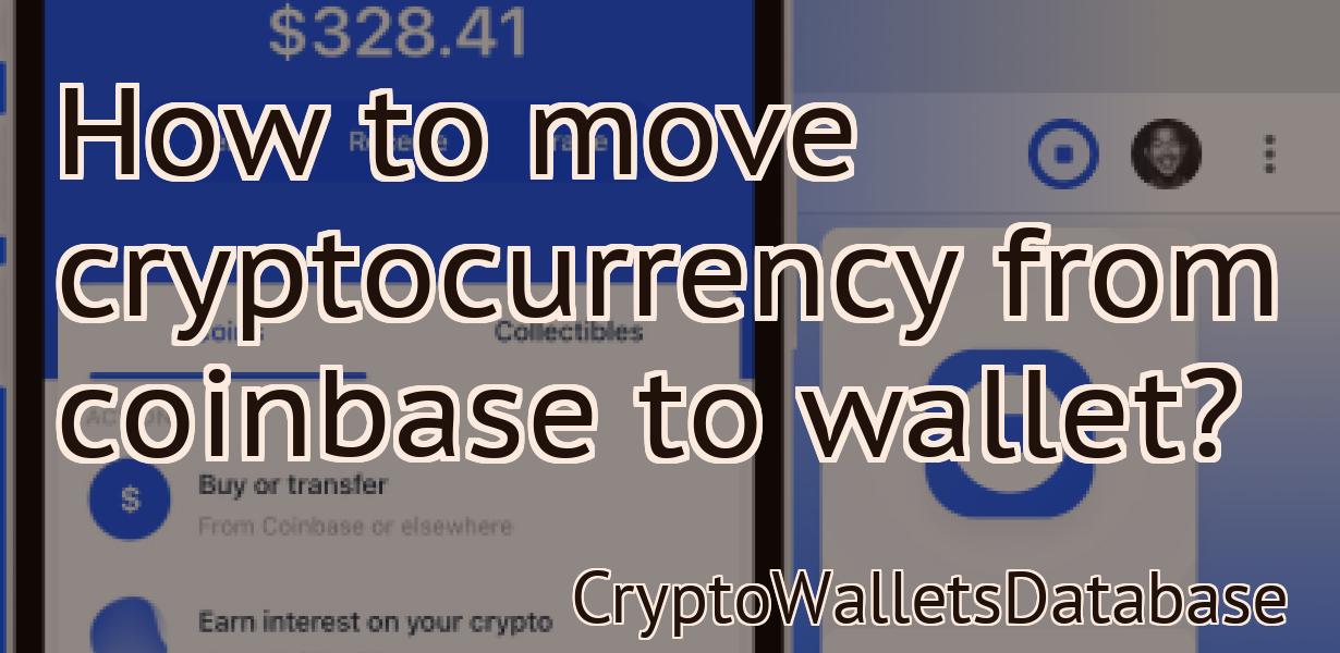 How to move cryptocurrency from coinbase to wallet?
