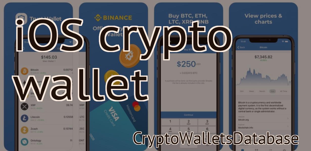 iOS crypto wallet