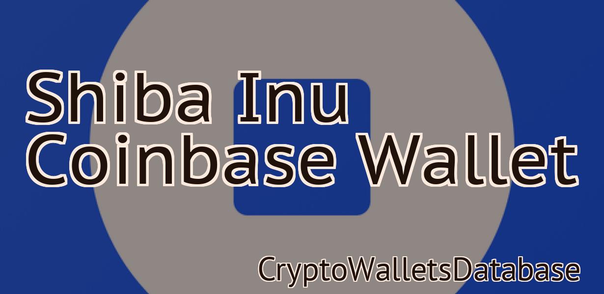 Shiba Inu Coinbase Wallet