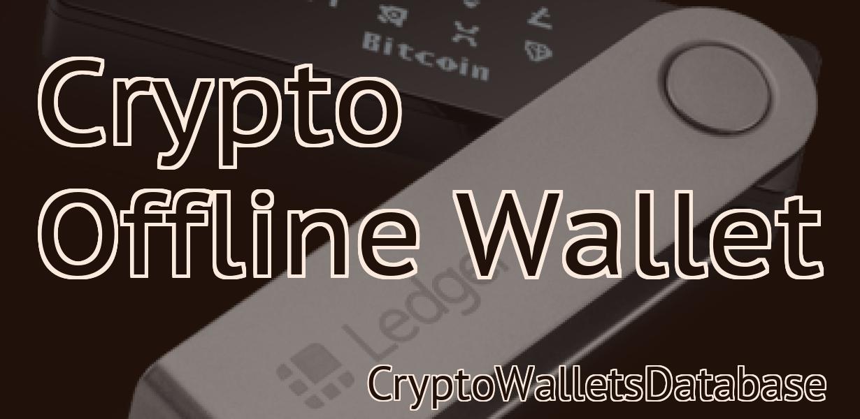 Crypto Offline Wallet