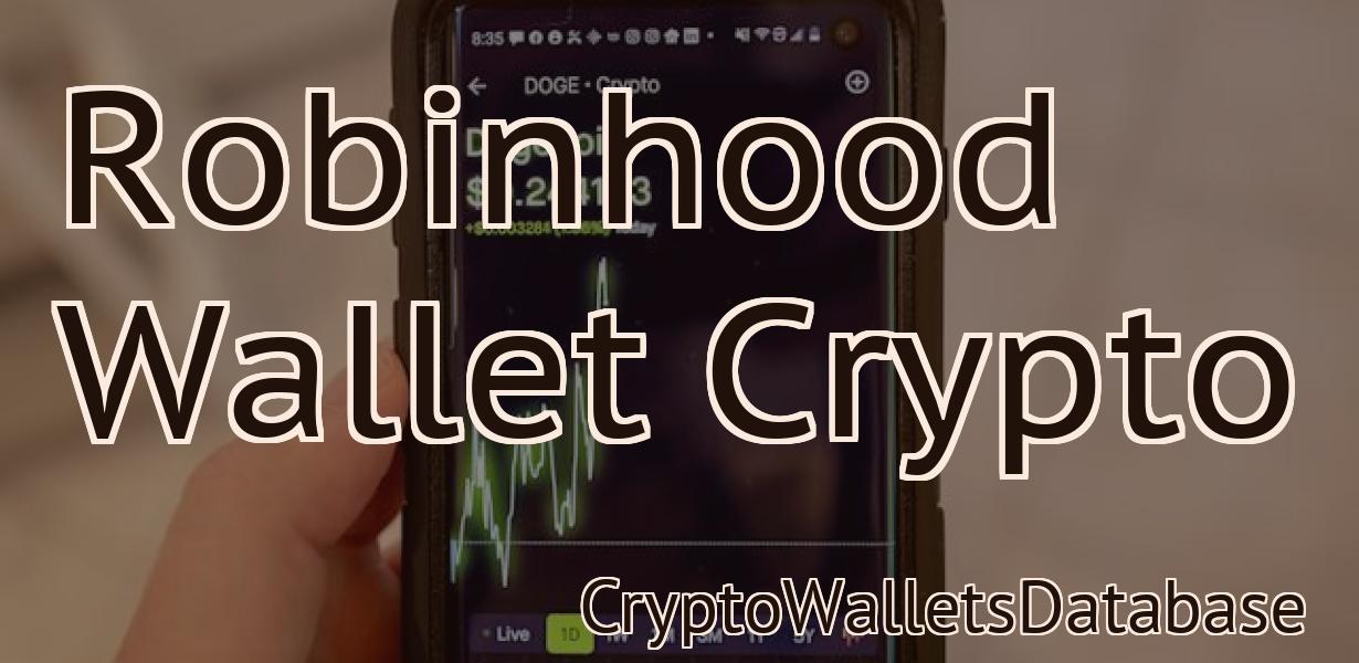 Robinhood Wallet Crypto