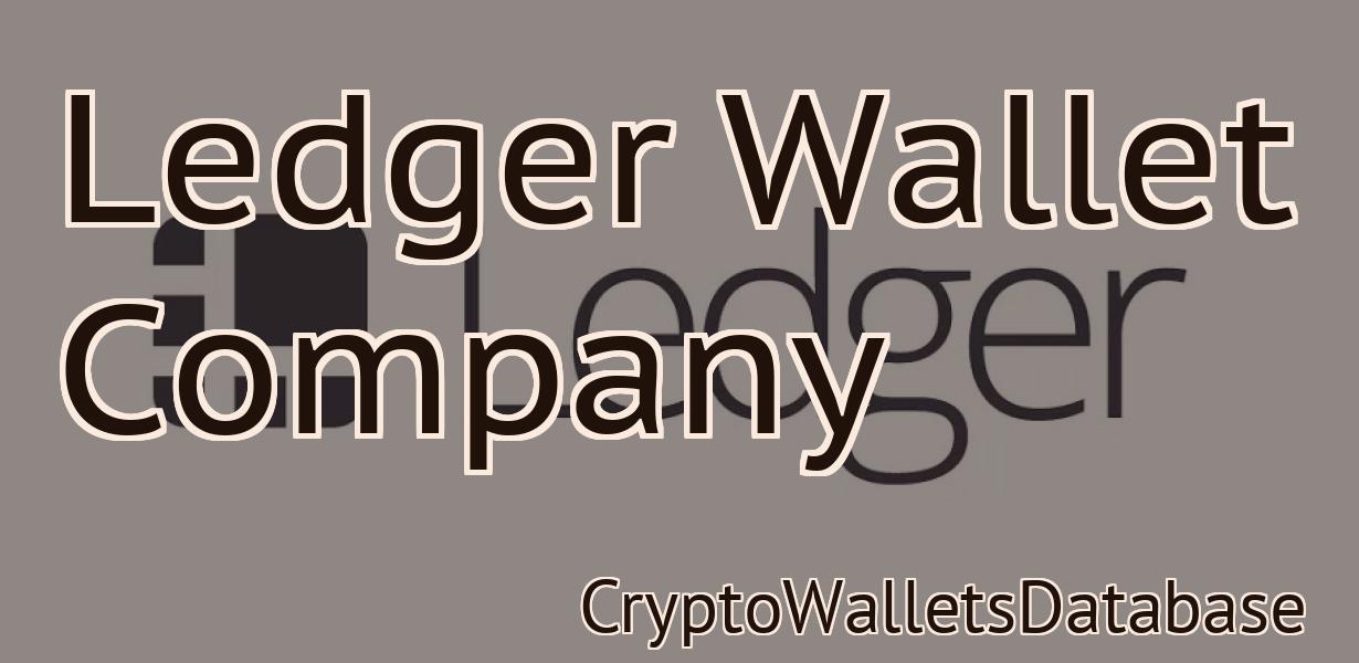 Ledger Wallet Company