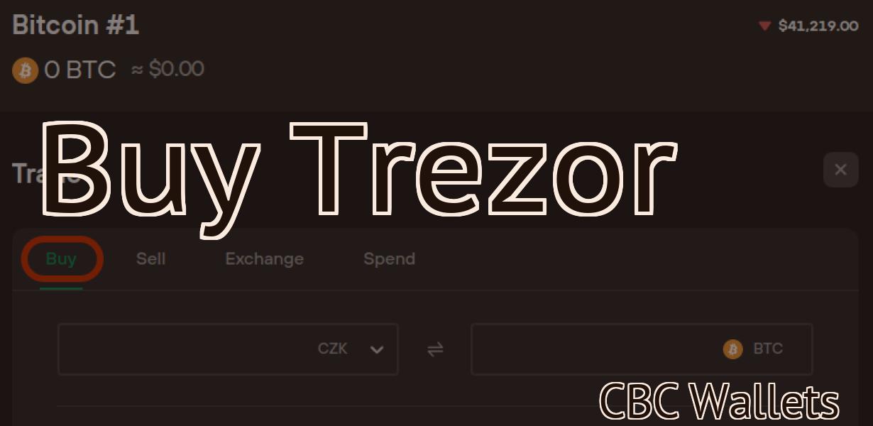 Buy Trezor