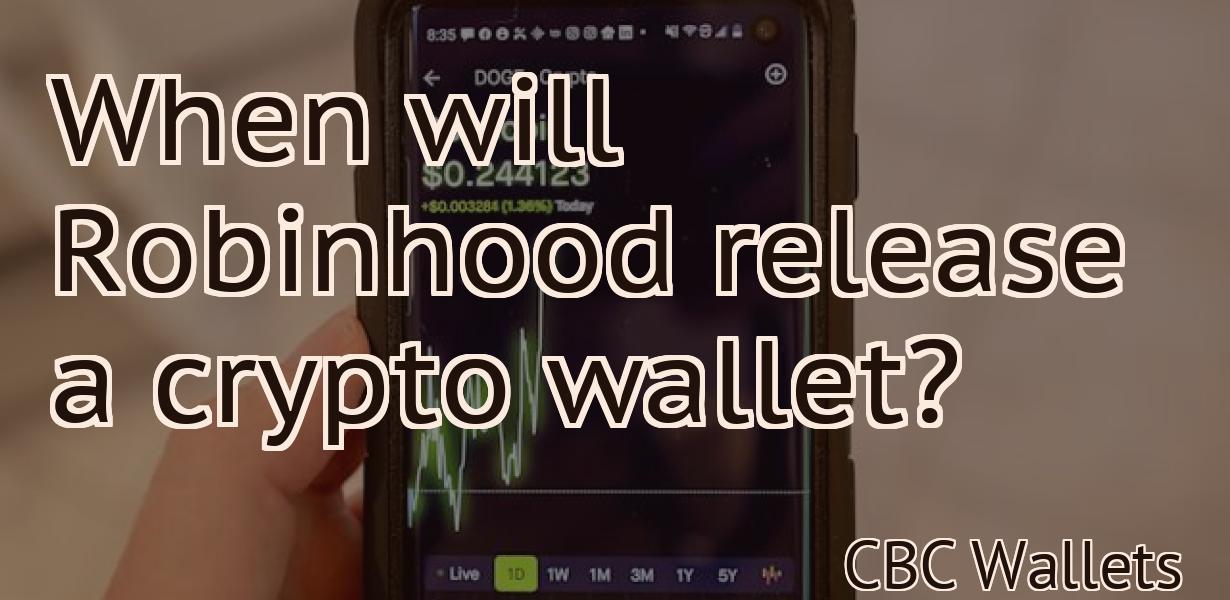 When will Robinhood release a crypto wallet?
