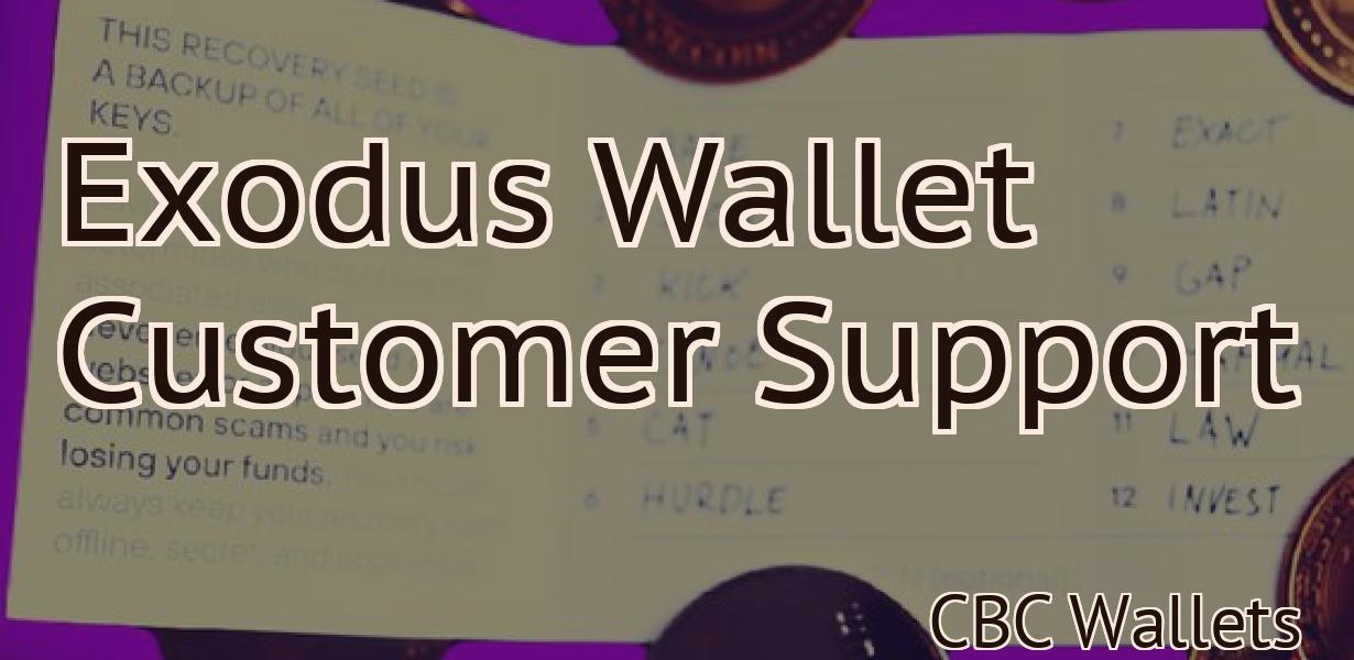 Exodus Wallet Customer Support