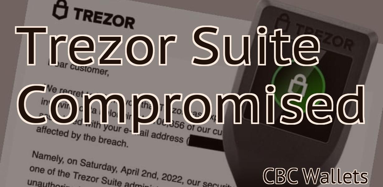 Trezor Suite Compromised