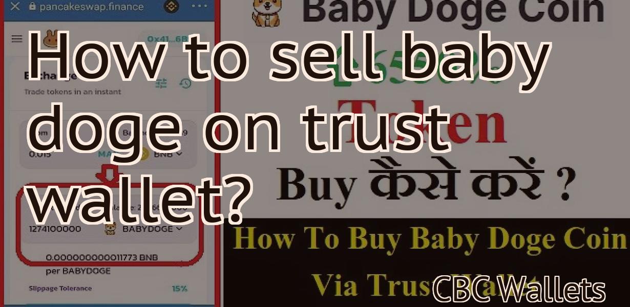 How to sell baby doge on trust wallet?