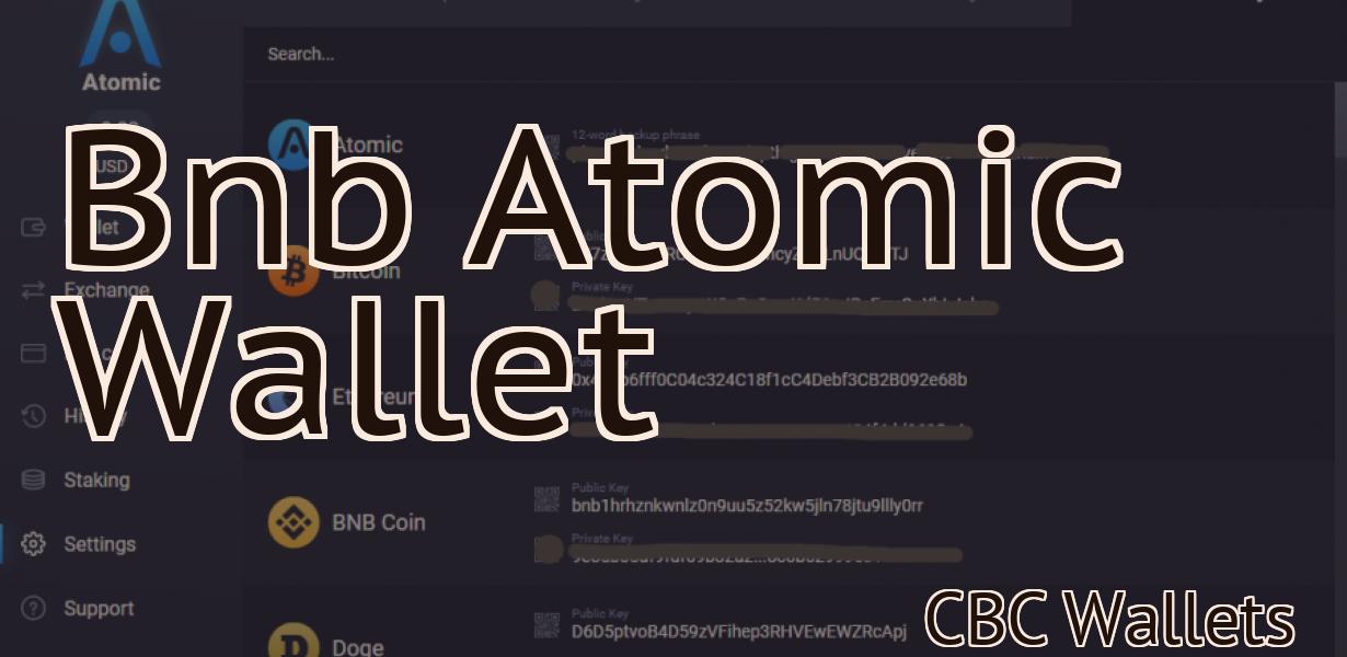 Bnb Atomic Wallet