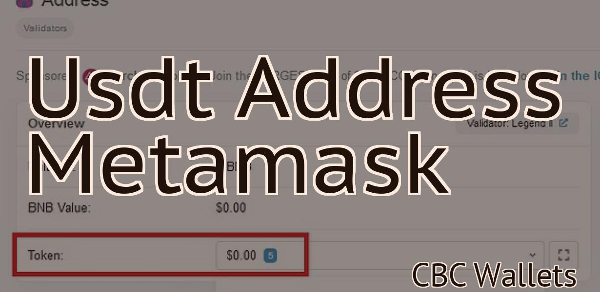 Usdt Address Metamask