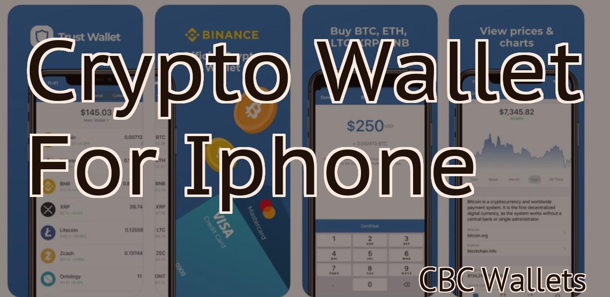 Crypto Wallet For Iphone